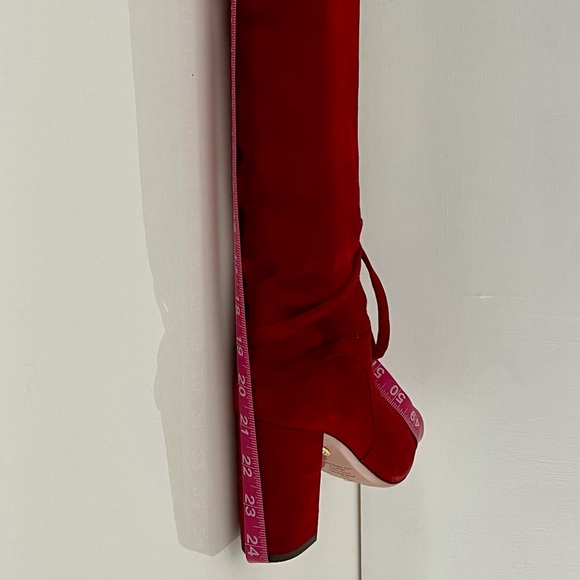 AQUAZZURA Over the knee suede boots Size39 - Picture 9 of 9